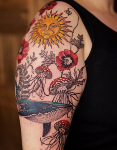 Illustrative tattoo by Dzo Lama @dzo_lama