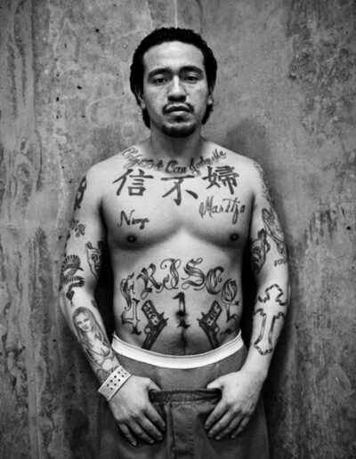 Prison tattoos from American Prison Tattoos by Robert Gumpert (robertgumpert.com)