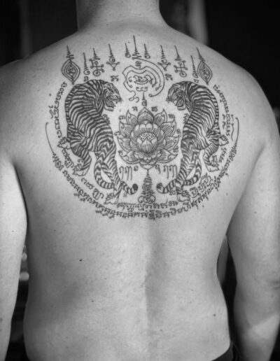 Sak Yant tattoo by Ajahnman @ajahnman